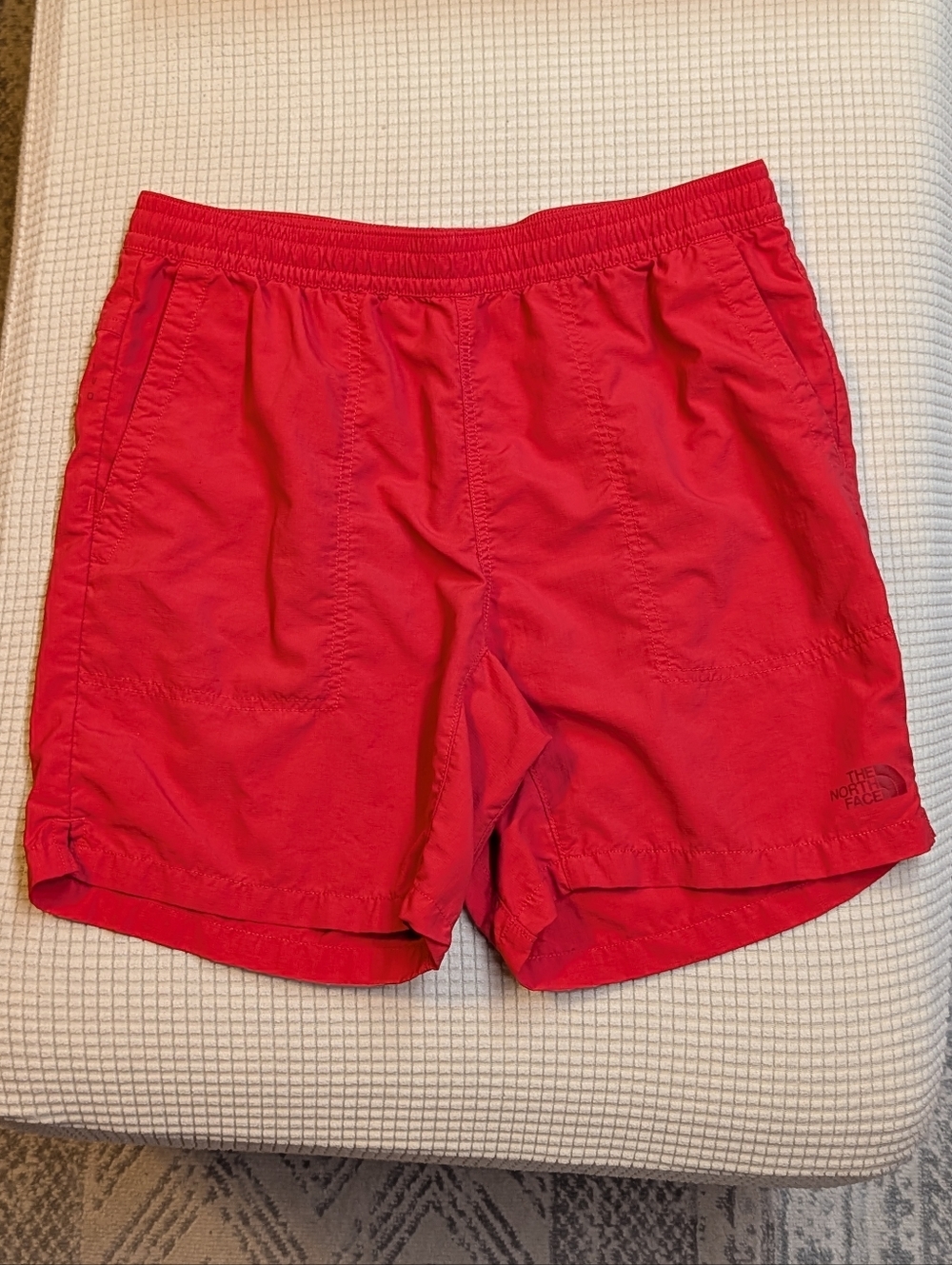 The North Face Men's Bright Red Athletic Adventure Shorts
